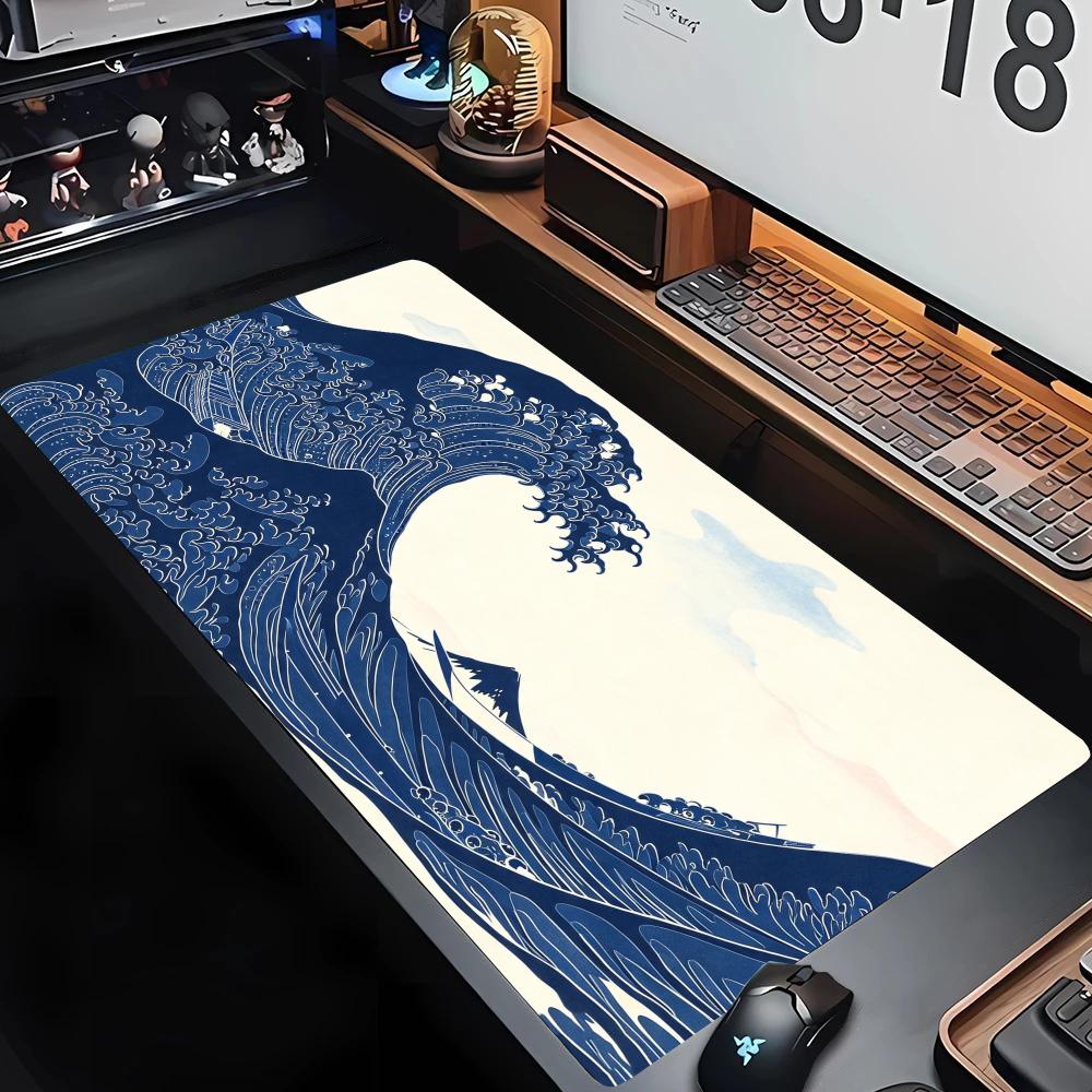 Mouse Gaming Retro - Retro Ukiyo E Vintage Japanese Ocean