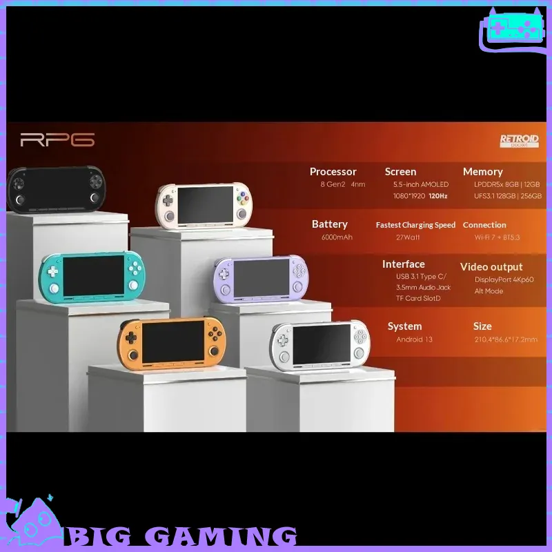Retro Gaming Pro - Portable Game Retro Game Console Storage