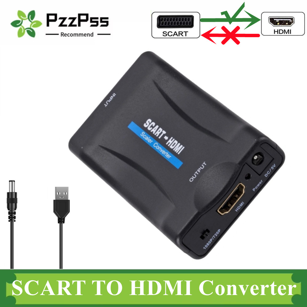 Scart To Hdmi - 1080P SCART To HDMI-Compatible Video Audio