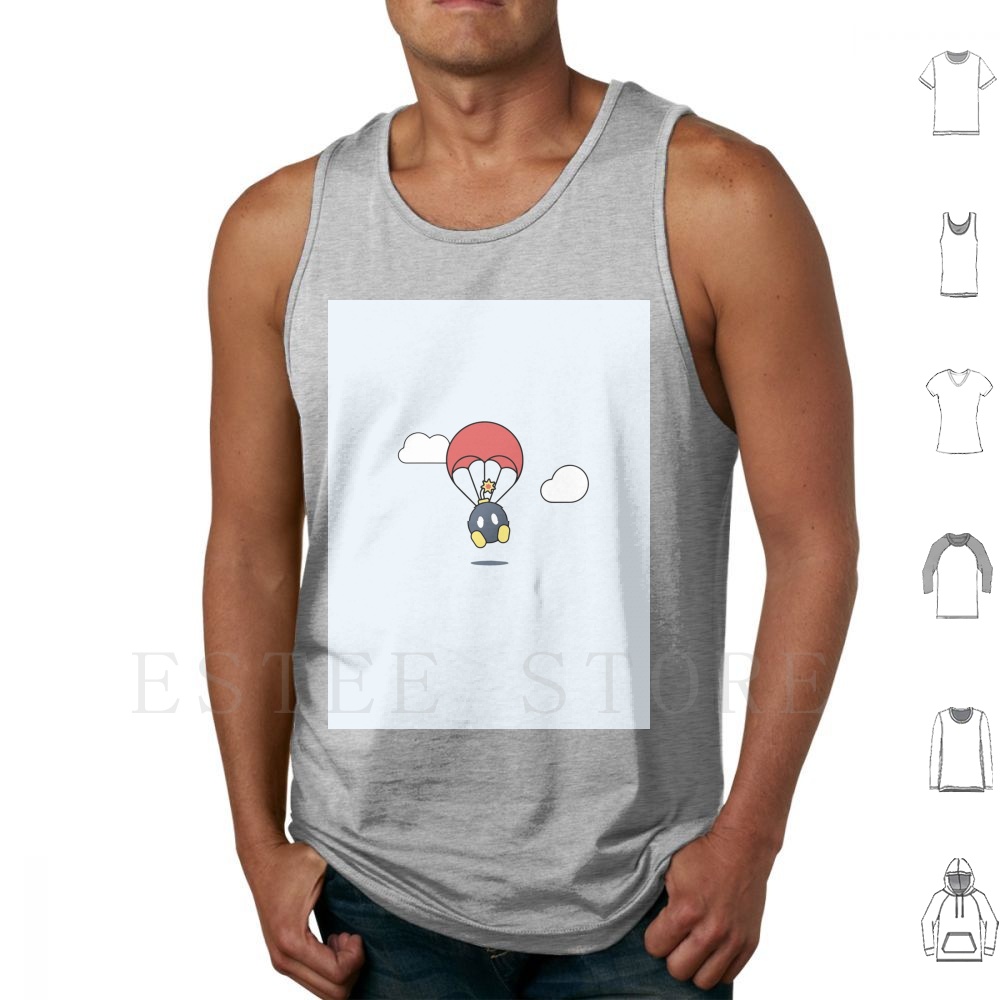 Retro Gaming Gamestop - Bob-Bombs Away! Tank Tops Vest Sleeveless