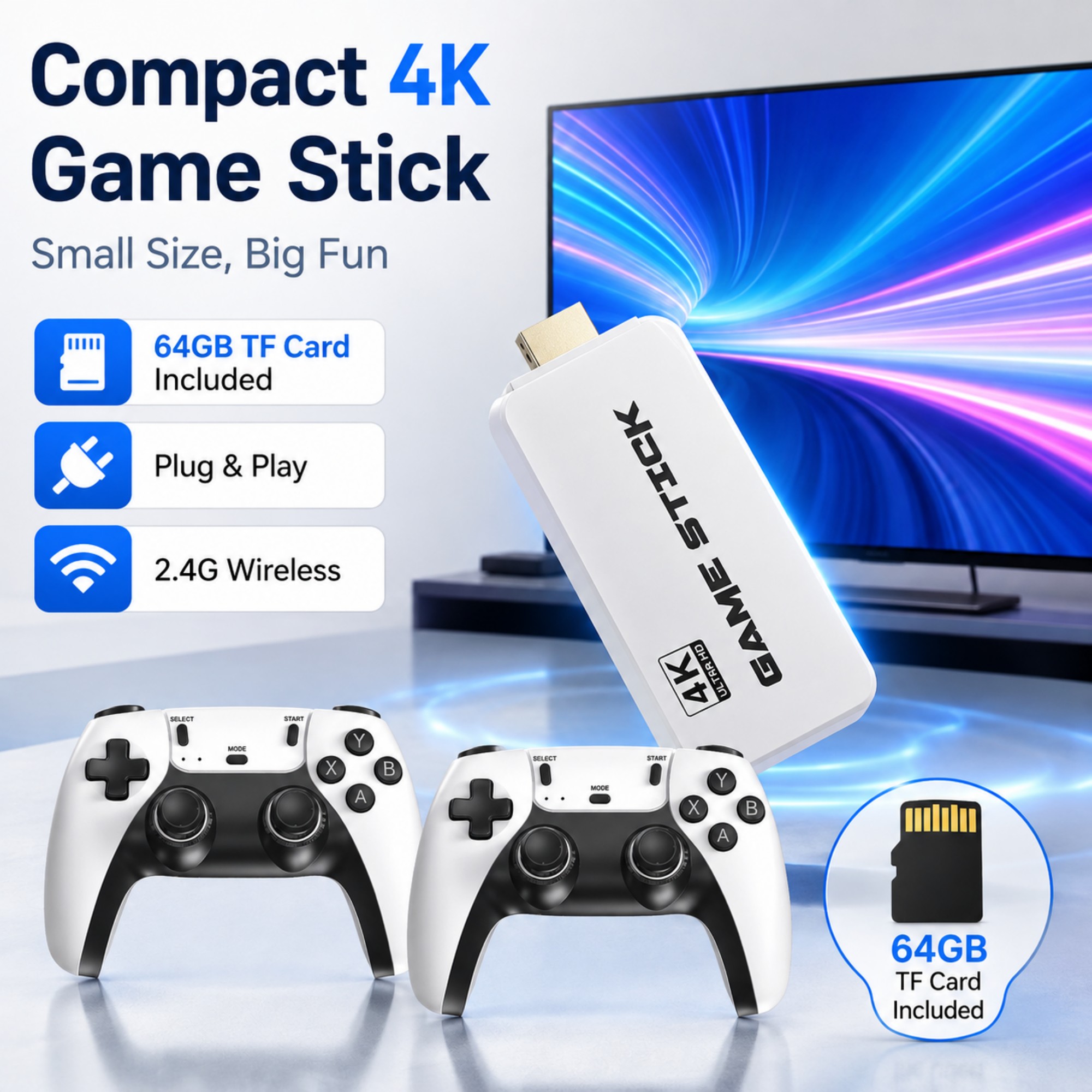 Retro Gaming Emulator - Retro Gaming Console Game Stick M15