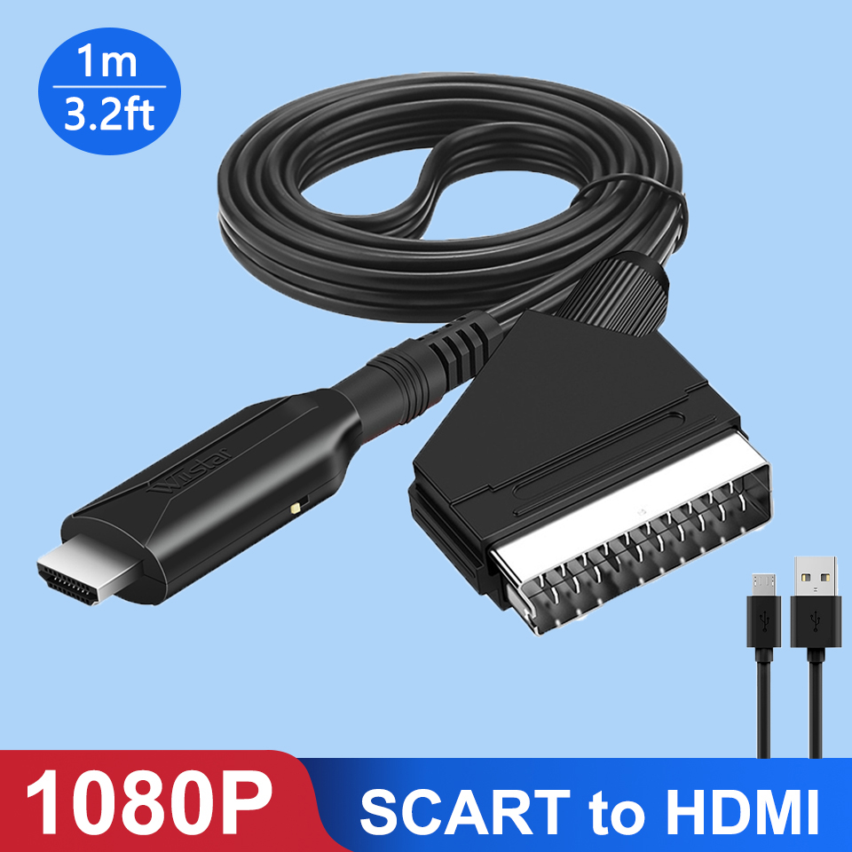 Scart To Hdmi - Scart to HDMI Converter 1080P Video