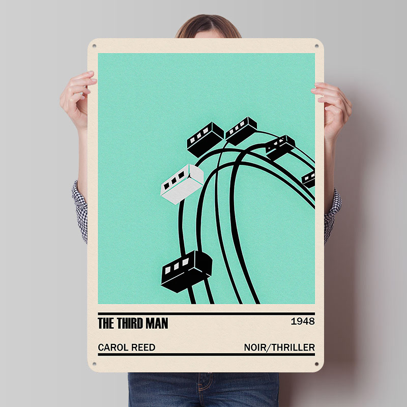 Retro Poster Gaming - The Third Man Minimalist Printed Poster