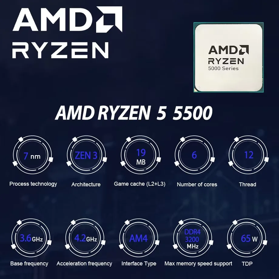 R5 5500 AMD Ryzen 5 5500 Proce - Amd Cpu Ryzen 5 ulasan dan harga