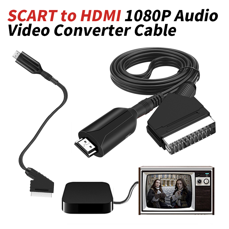 SCART to HDMI 1080P Audio Vide - Scart To Hdmi ulasan dan harga