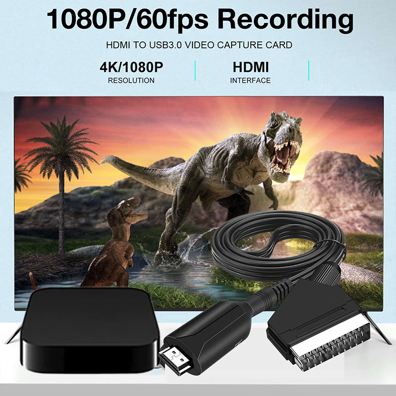 SCART to HDMI 1080P Audio Vide - Scart To Hdmi ulasan dan harga