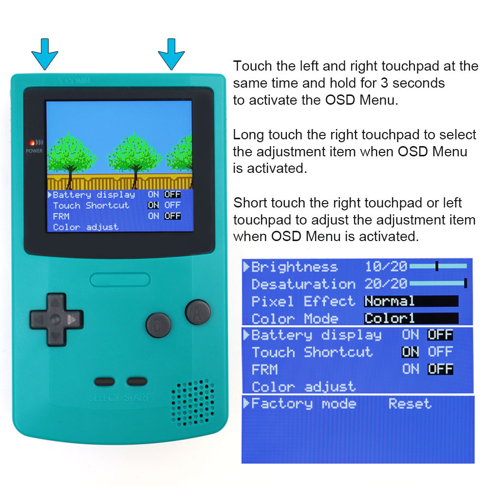 Rechargeable 2.8' IPS Screen L - Retro Gaming Images ulasan dan harga