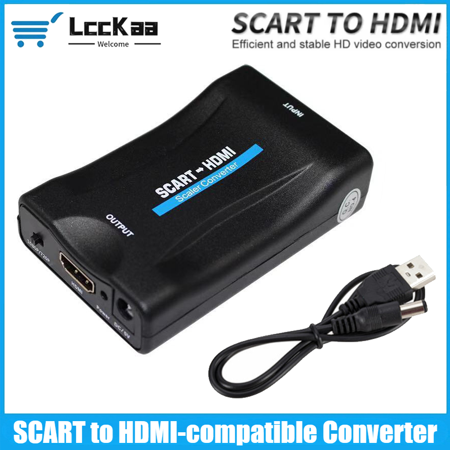 SCART To HDMI-compatible Conve - Scart To Hdmi ulasan dan harga