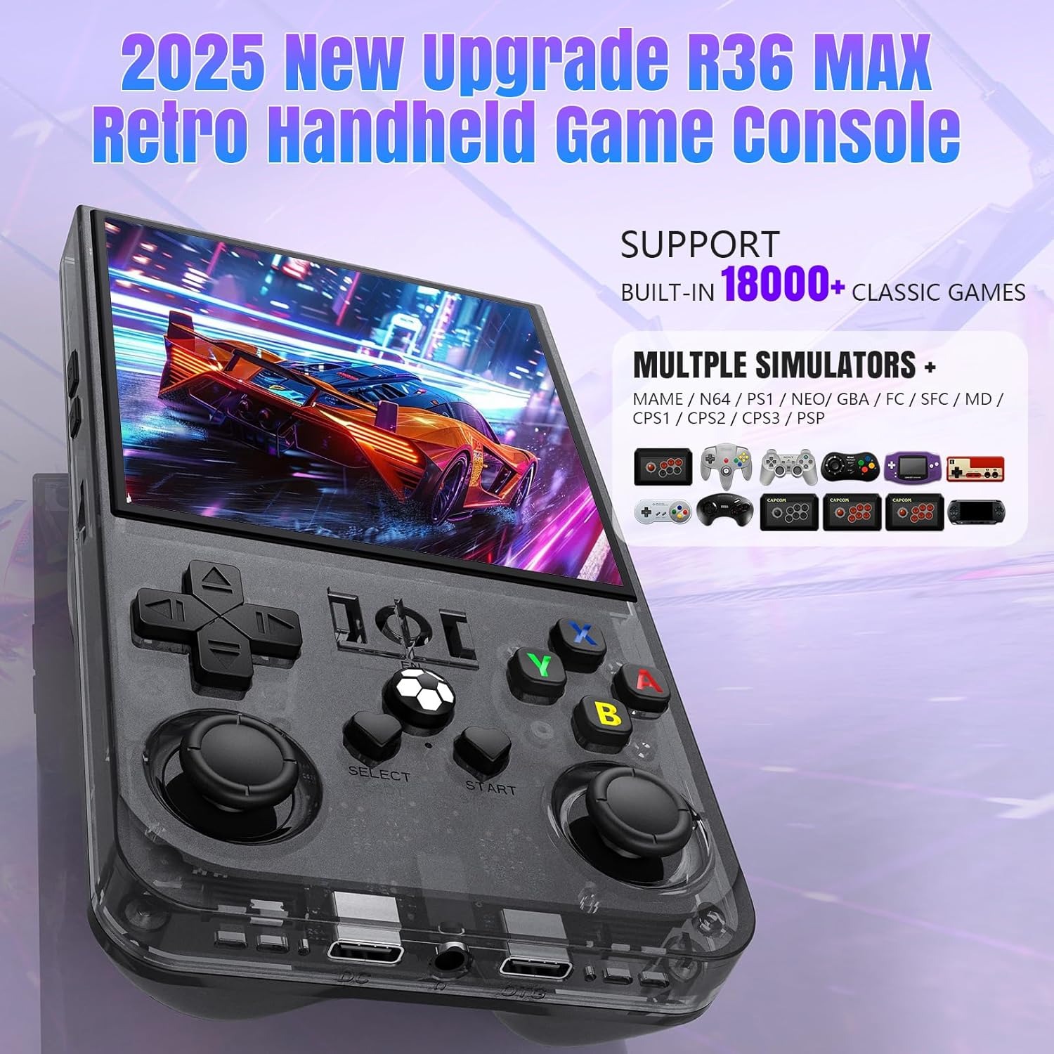 FLLBW R36 Max R36PRO Retro Gam - Retro Gaming Arcade Console ulasan dan harga