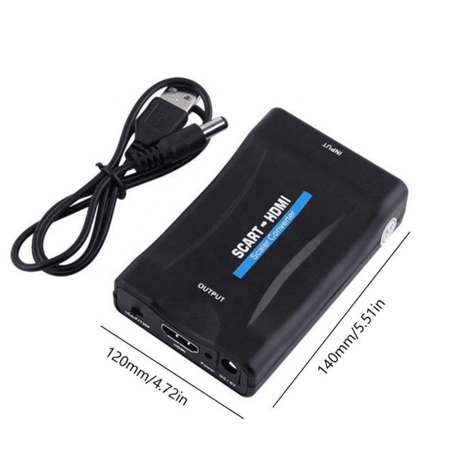 1080P SCART To HDMI-compatible - Scart To Hdmi ulasan dan harga