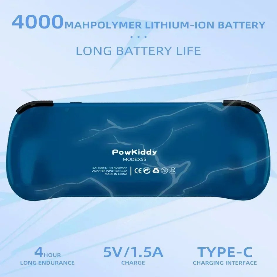 POWKIDDY X55 Handheld Game Con - Retro Gaming Emulator ulasan dan harga