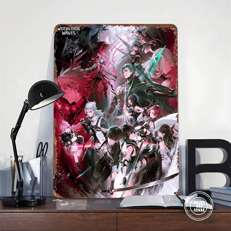 Wuthering Waves Game Character - Retro Poster Gaming ulasan dan harga