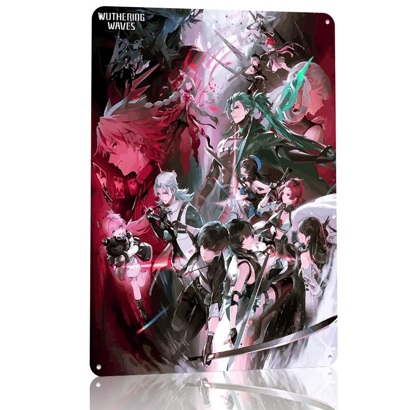 Wuthering Waves Game Character - Retro Poster Gaming ulasan dan harga
