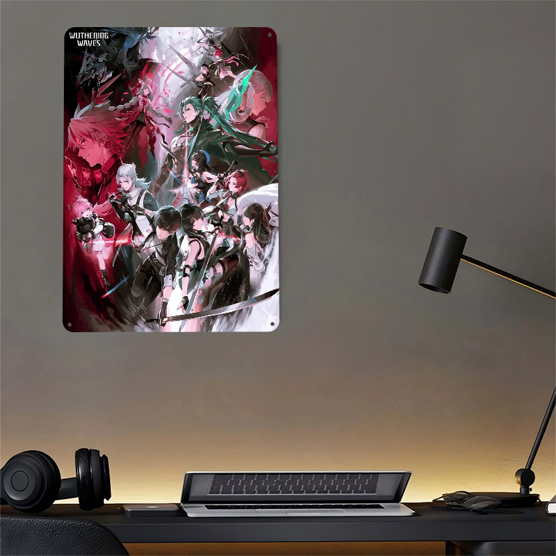 Wuthering Waves Game Character - Retro Poster Gaming ulasan dan harga