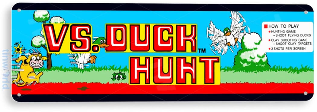 TIN SIGN Duck Hunt Arcade Marq - Retro Gaming Shops ulasan dan harga