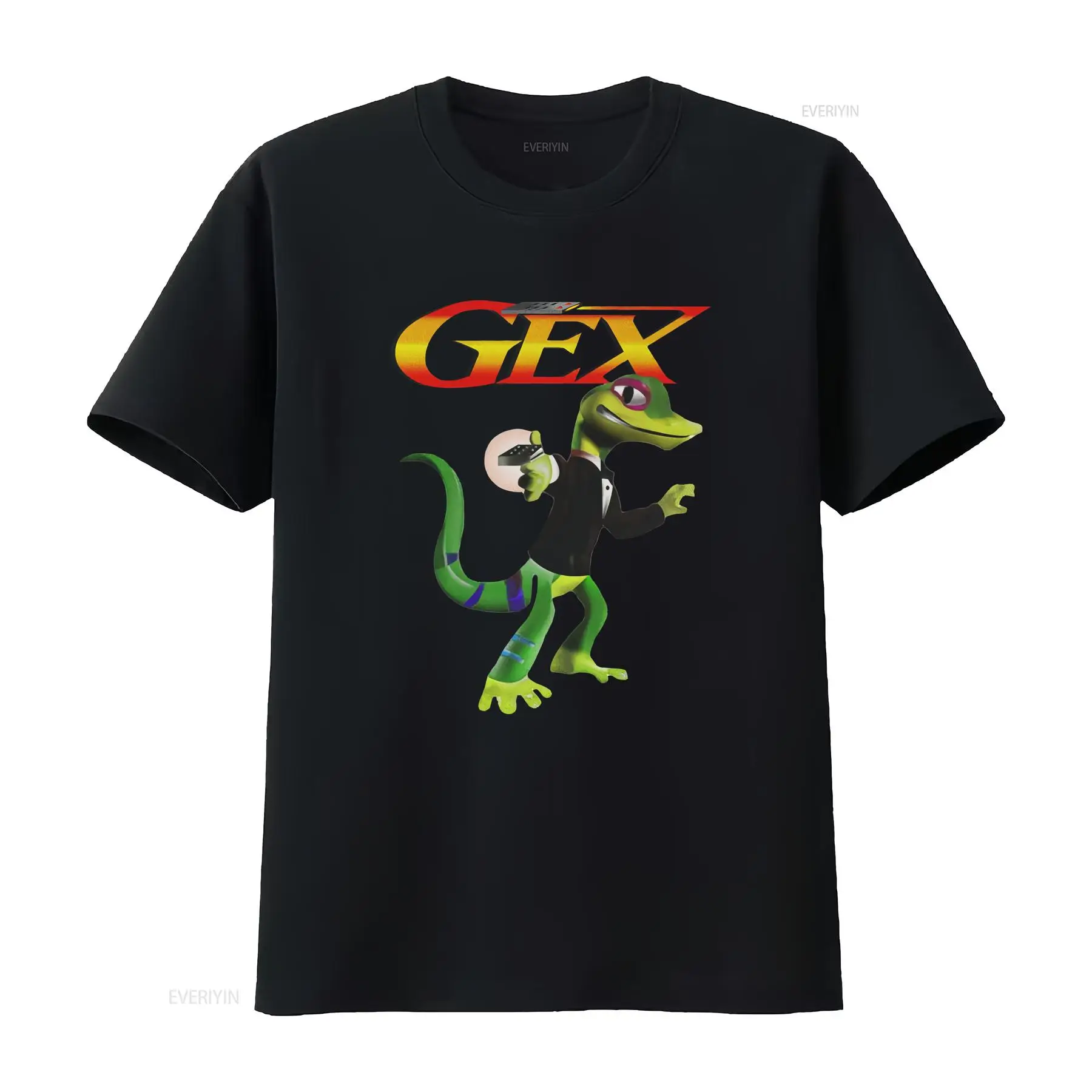 Gecko Game T Shirt Ps1 Classic - Retro Gaming Gamestop ulasan dan harga