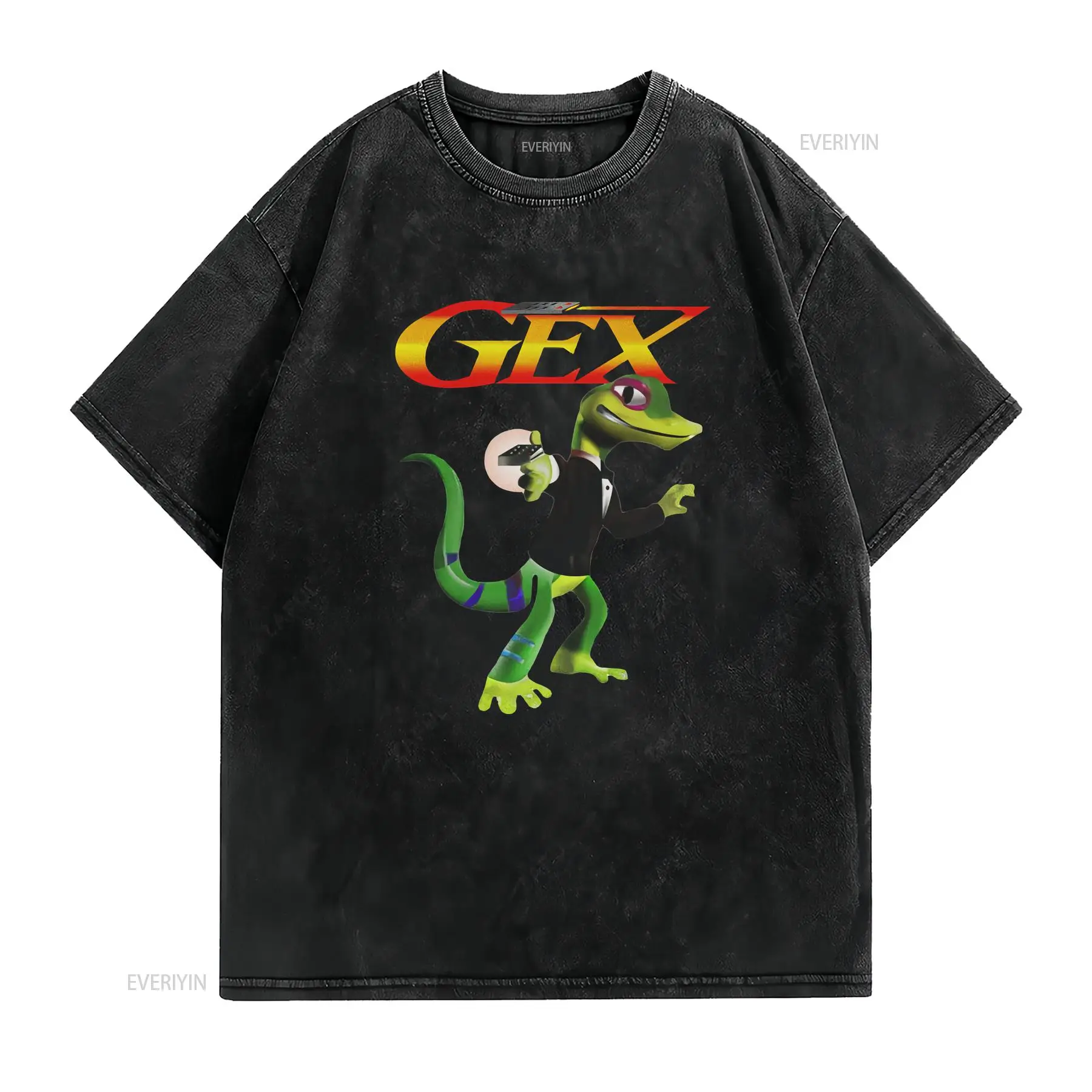 Gecko Game T Shirt Ps1 Classic - Retro Gaming Gamestop ulasan dan harga