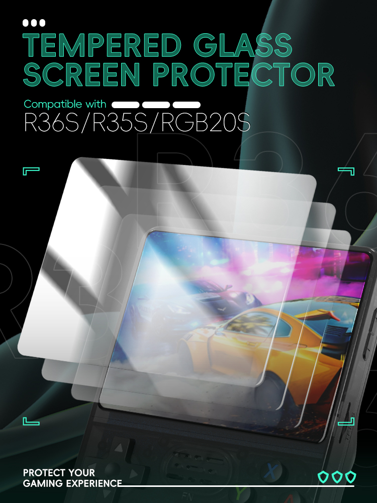 DATA FROG R36S Screen Protecto - Retro Gaming Images ulasan dan harga