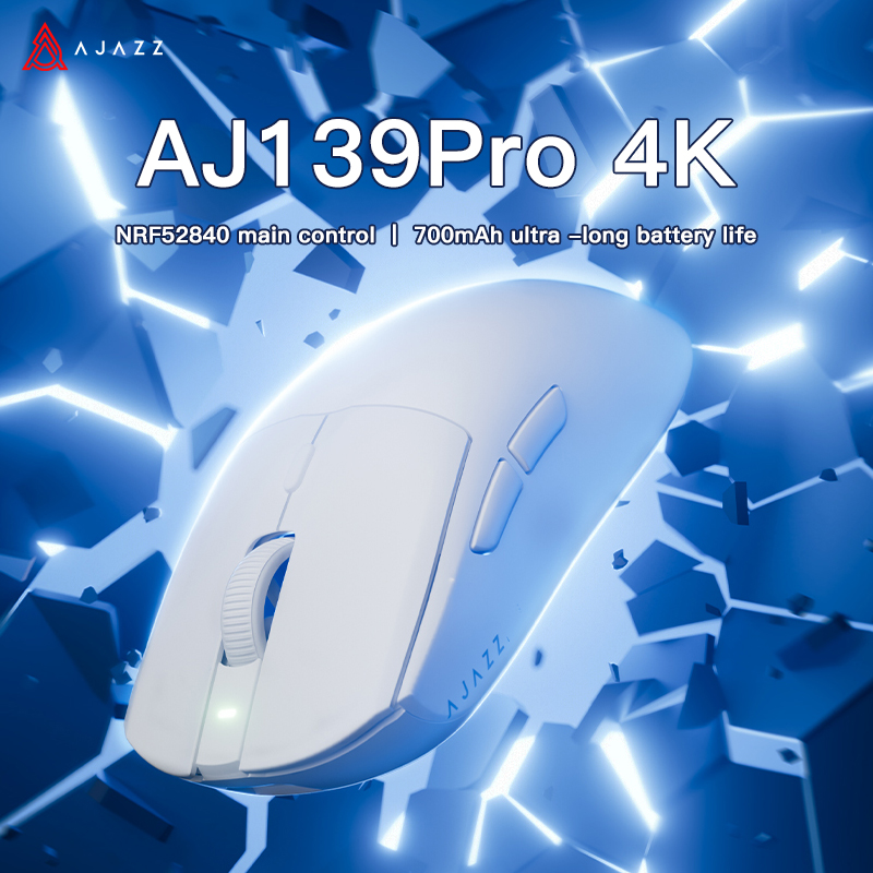 Ajazz AJ139PRO 4K Wireless Mou - Mouse Gaming Retro ulasan dan harga