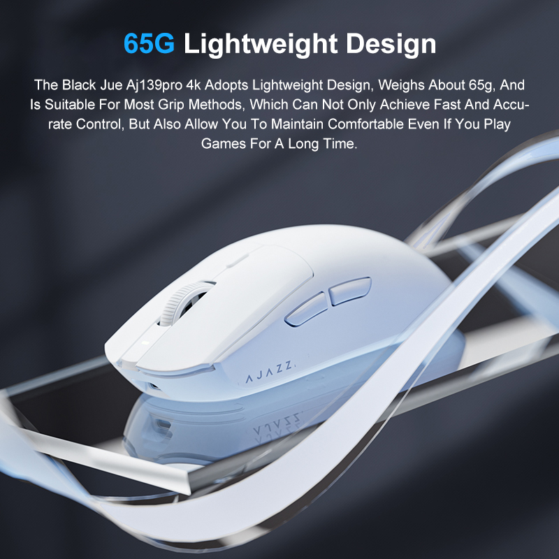 Ajazz AJ139PRO 4K Wireless Mou - Mouse Gaming Retro ulasan dan harga