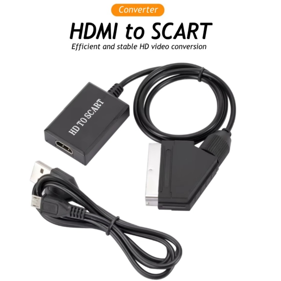 SCART Video and Audio Amplifie - Scart To Hdmi ulasan dan harga
