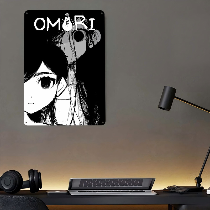 Omori Game Title Art Metal Pos - Retro Poster Gaming ulasan dan harga