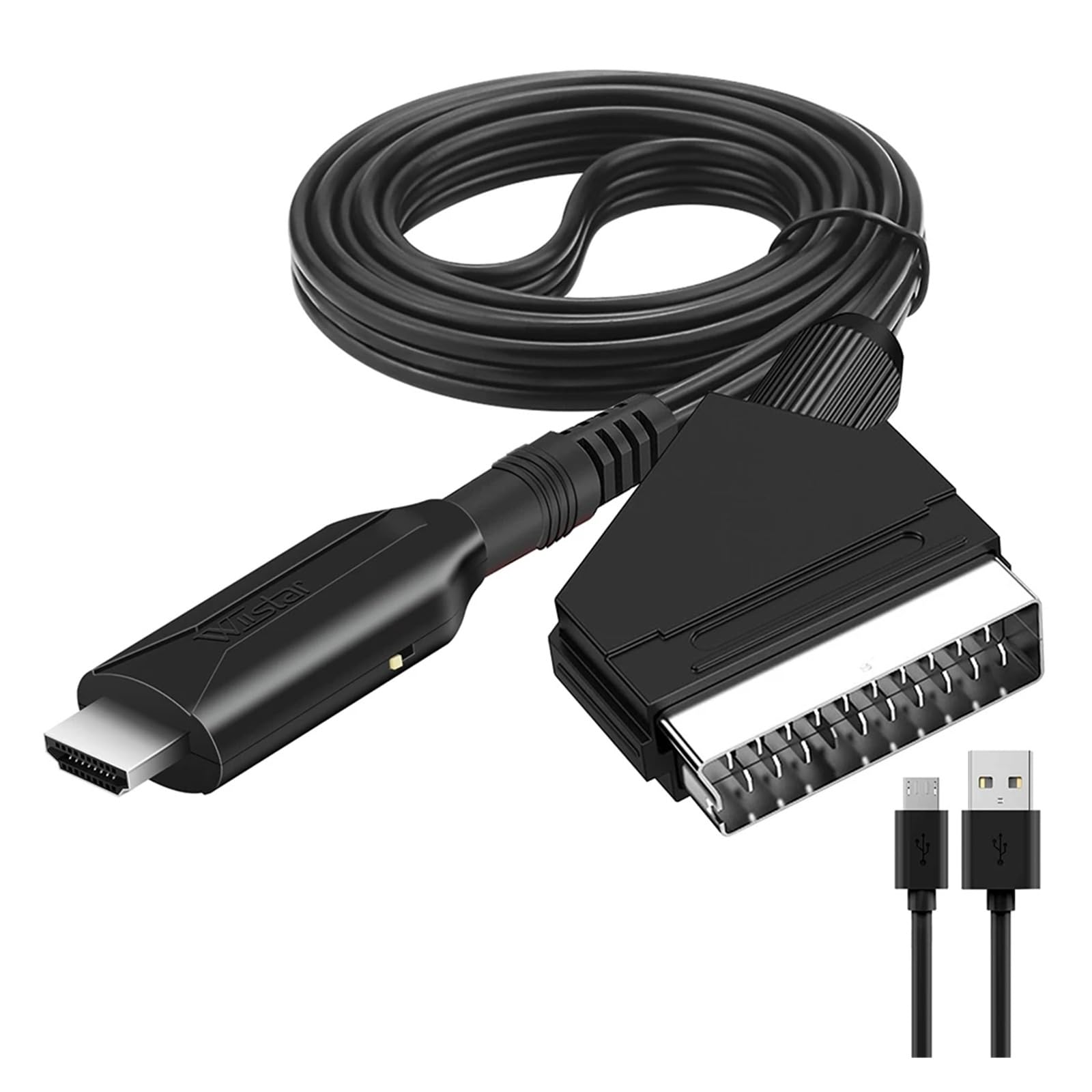SCART to HDMI Converter Cable  - Scart To Hdmi ulasan dan harga