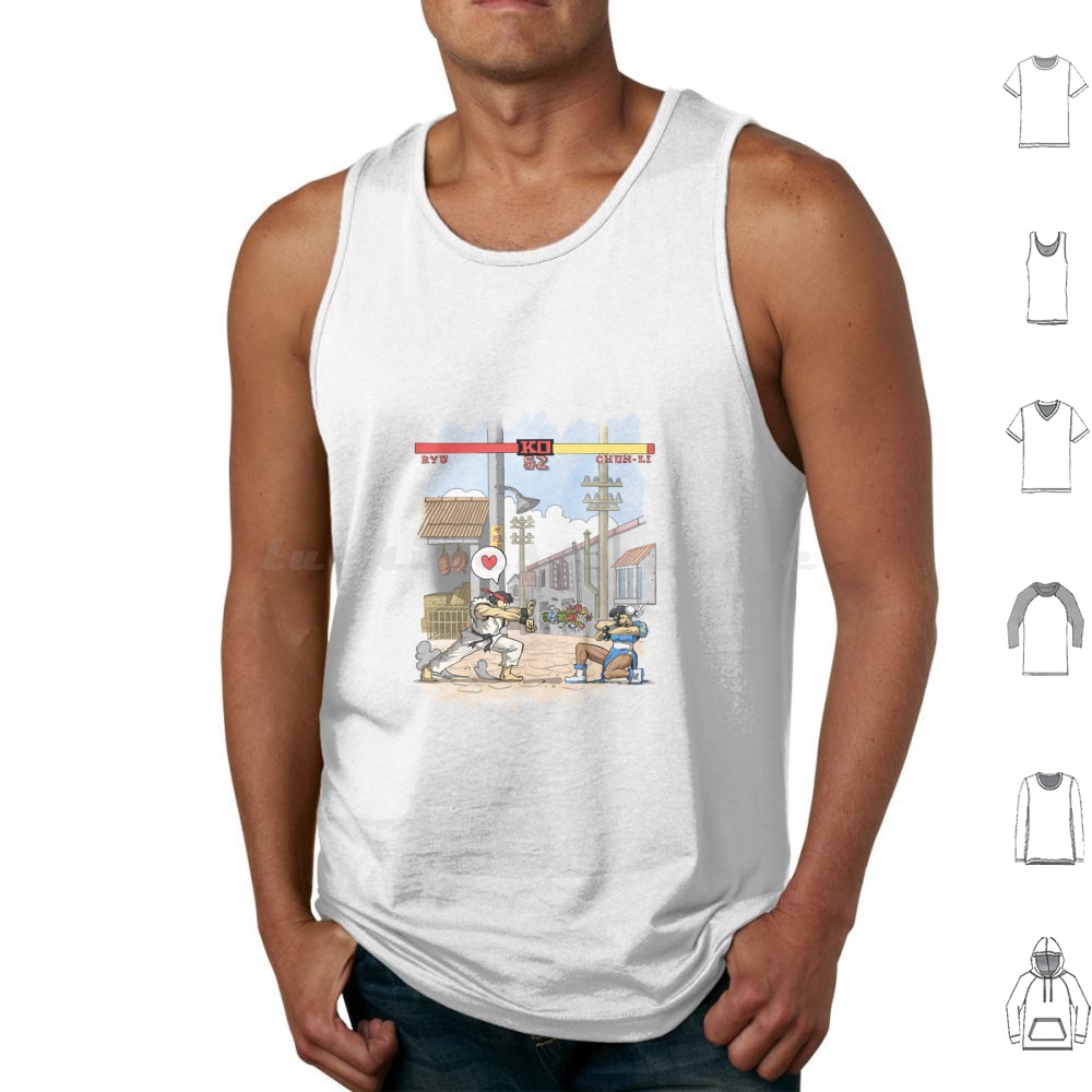 Street Lovers Tank Tops Print  - Retro Gaming Gamestop ulasan dan harga