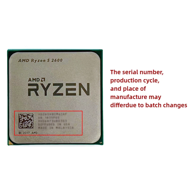 AMD Ryzen 5 R5 2600 3.4GHz 6-C - Amd Cpu Ryzen 5 ulasan dan harga