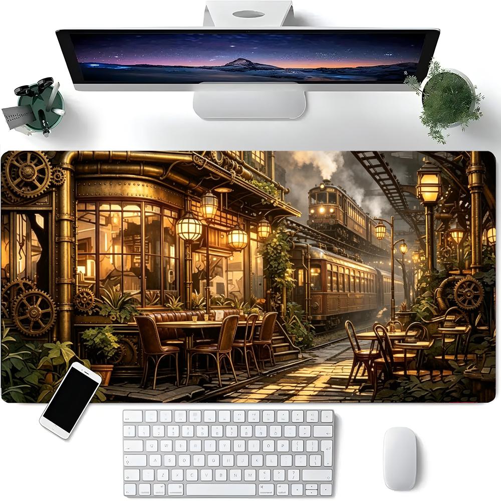 Retro Industrial Train Station - Mouse Gaming Retro ulasan dan harga