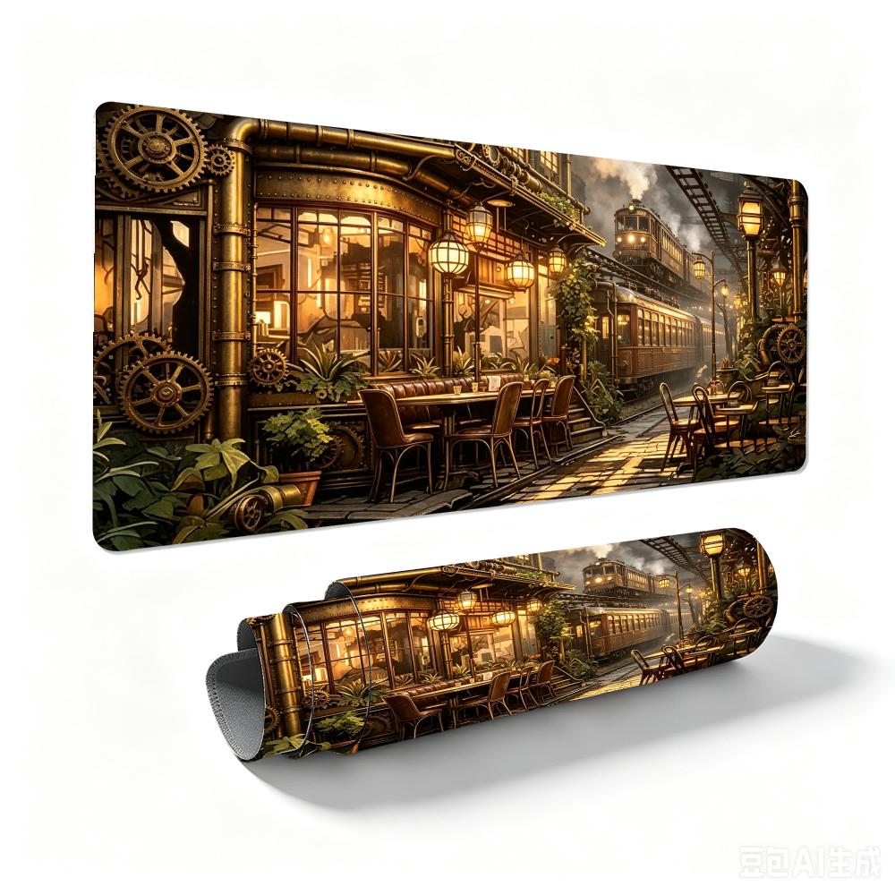 Retro Industrial Train Station - Mouse Gaming Retro ulasan dan harga