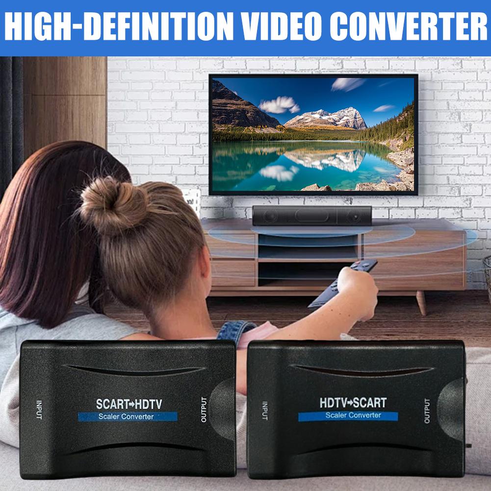 1080P HDMI to SCART Video Audi - Scart To Hdmi ulasan dan harga