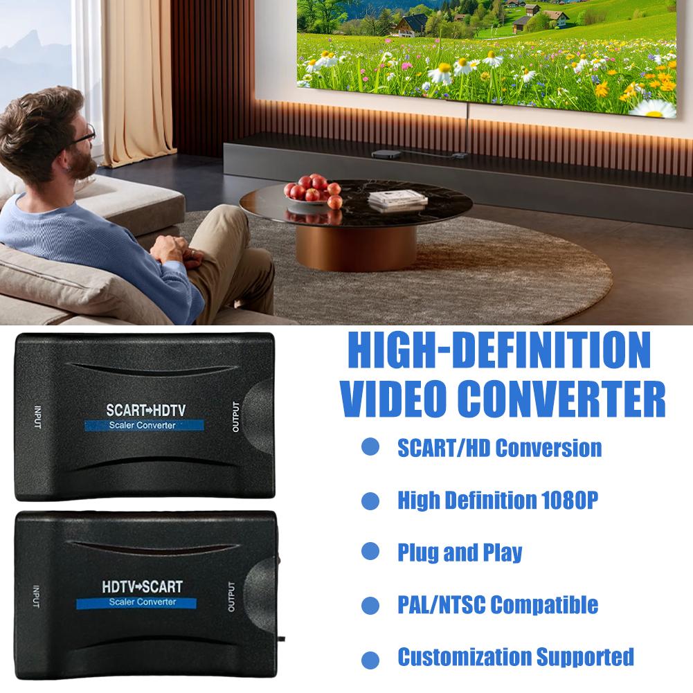 1080P HDMI to SCART Video Audi - Scart To Hdmi ulasan dan harga
