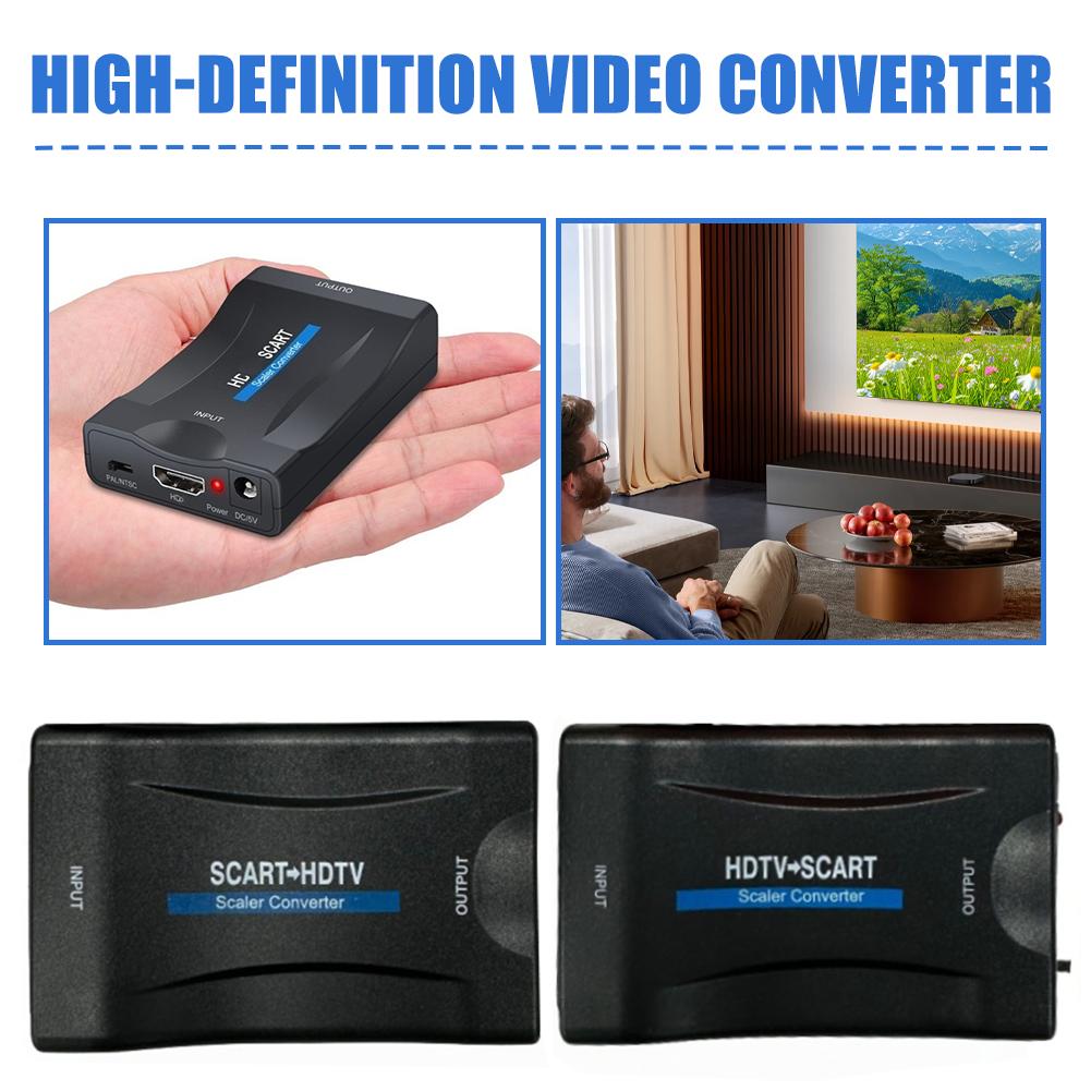1080P HDMI to SCART Video Audi - Scart To Hdmi ulasan dan harga