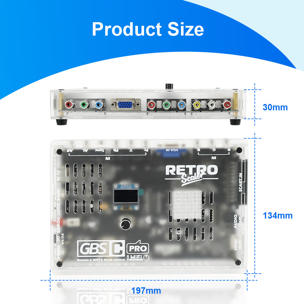 NEW Retro game GBSC Pro GBS Co - Scart To Hdmi ulasan dan harga