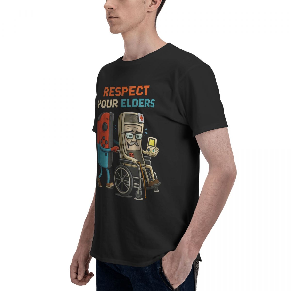 Men Respect Your Elders Gaming - Retro Gaming Gifts For Men ulasan dan harga