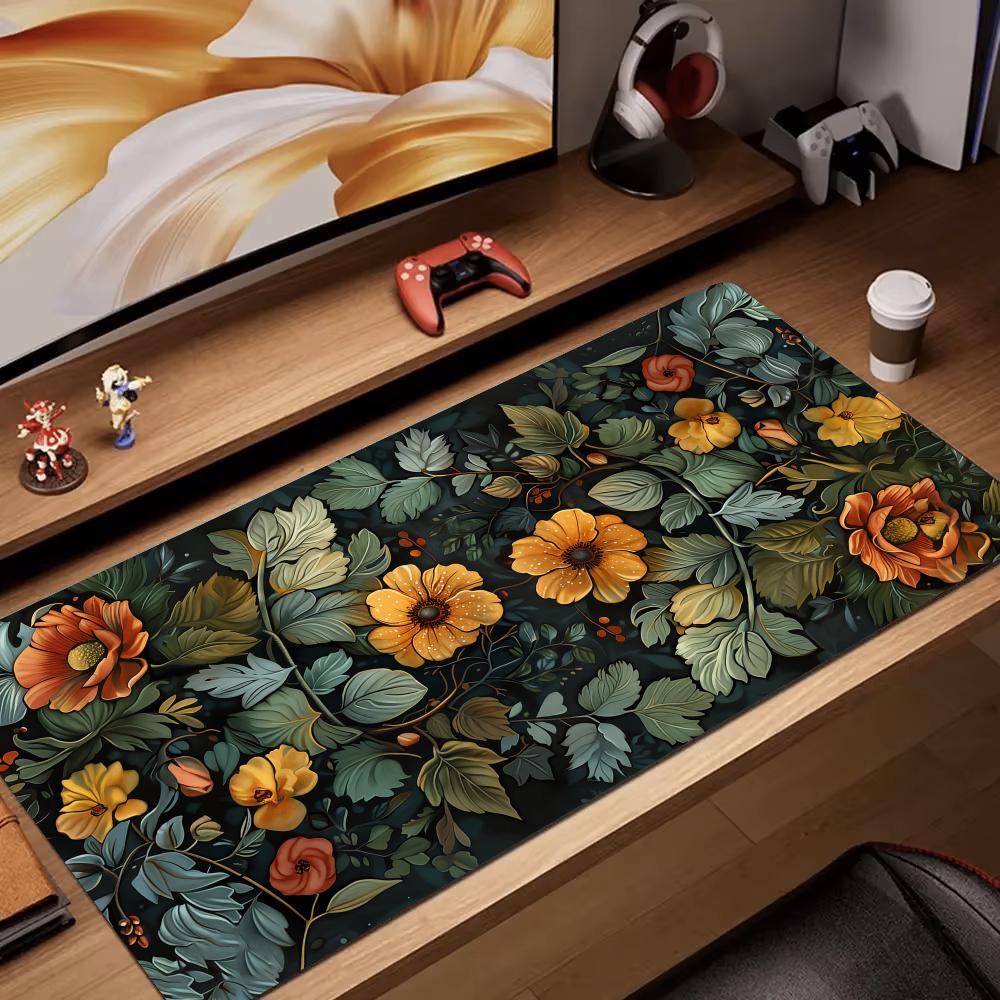 Retro flower art rendering Mou - Mouse Gaming Retro ulasan dan harga
