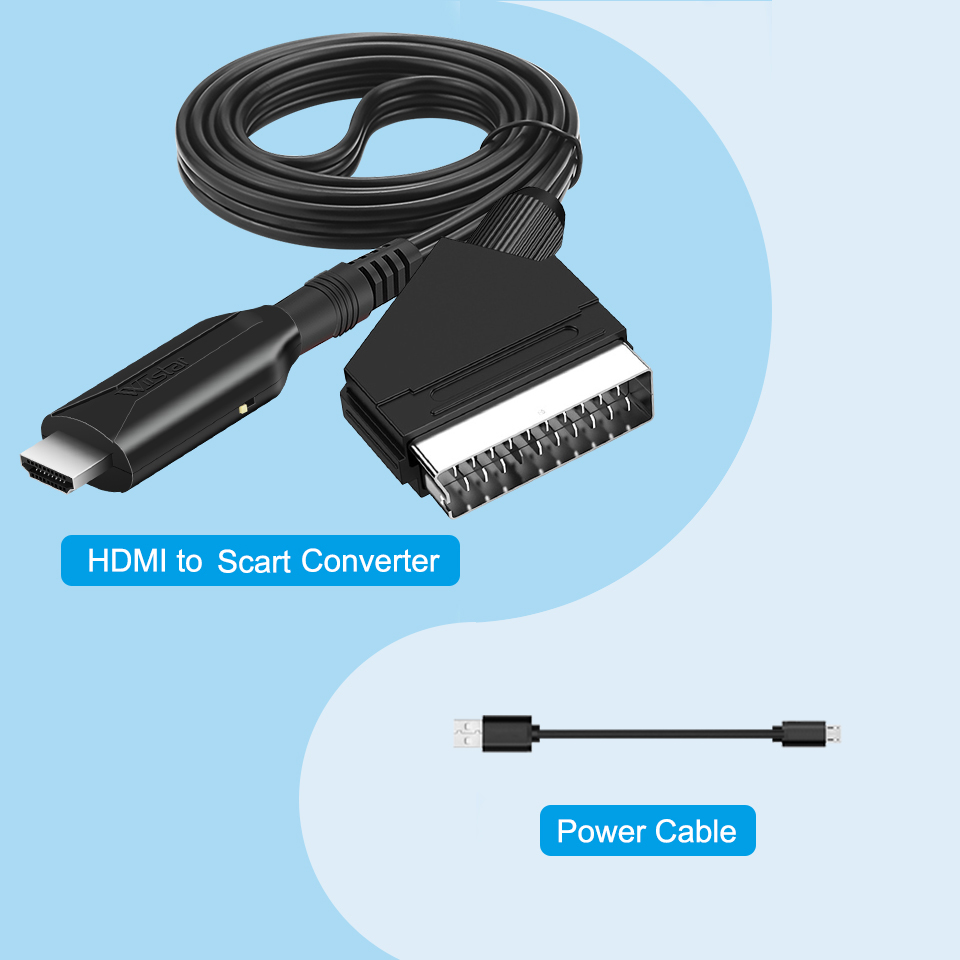 SCART To HDMI-compatible /HDMI - Scart To Hdmi ulasan dan harga