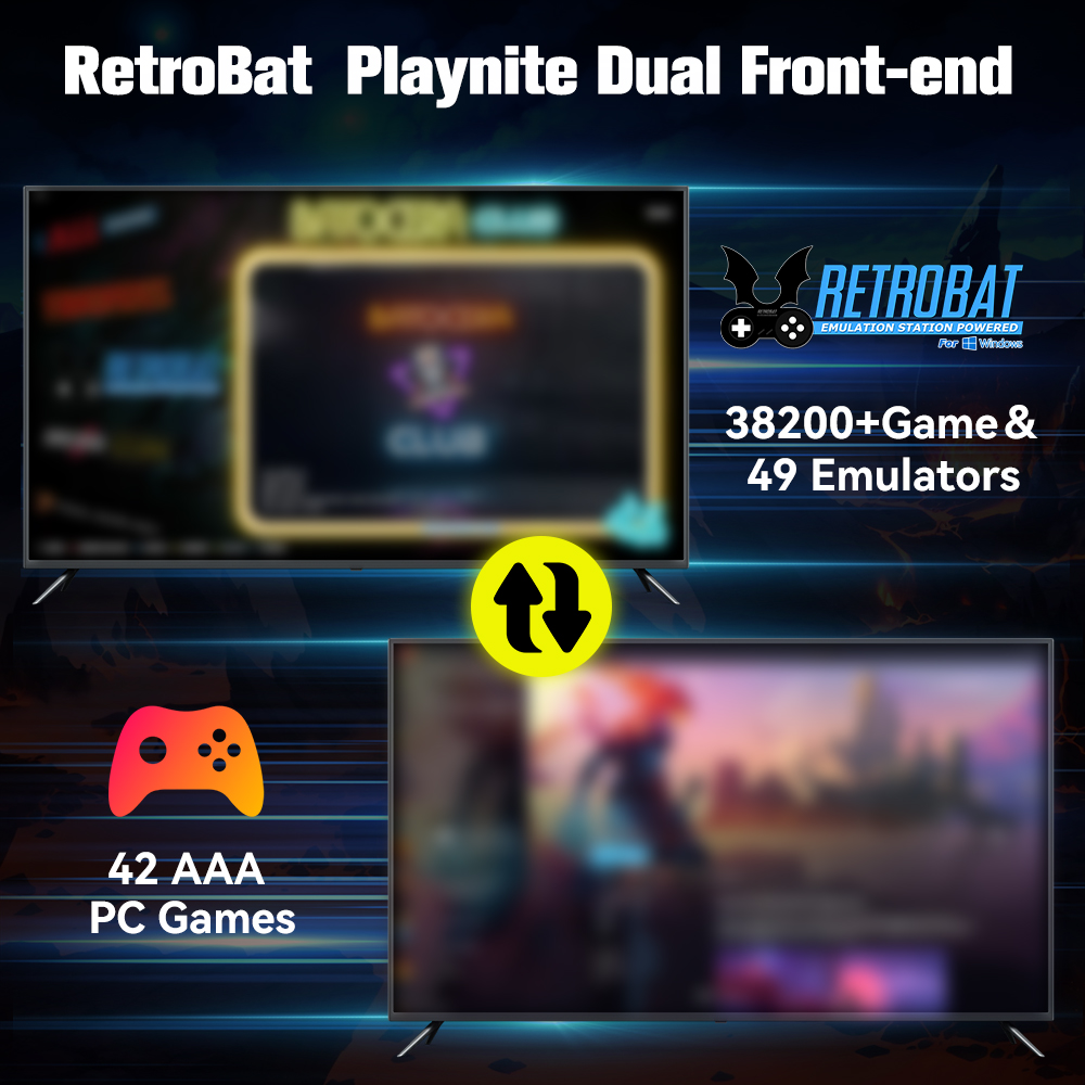 Retrobat＆Playnite System HDD R - Retro Gaming Emulator ulasan dan harga