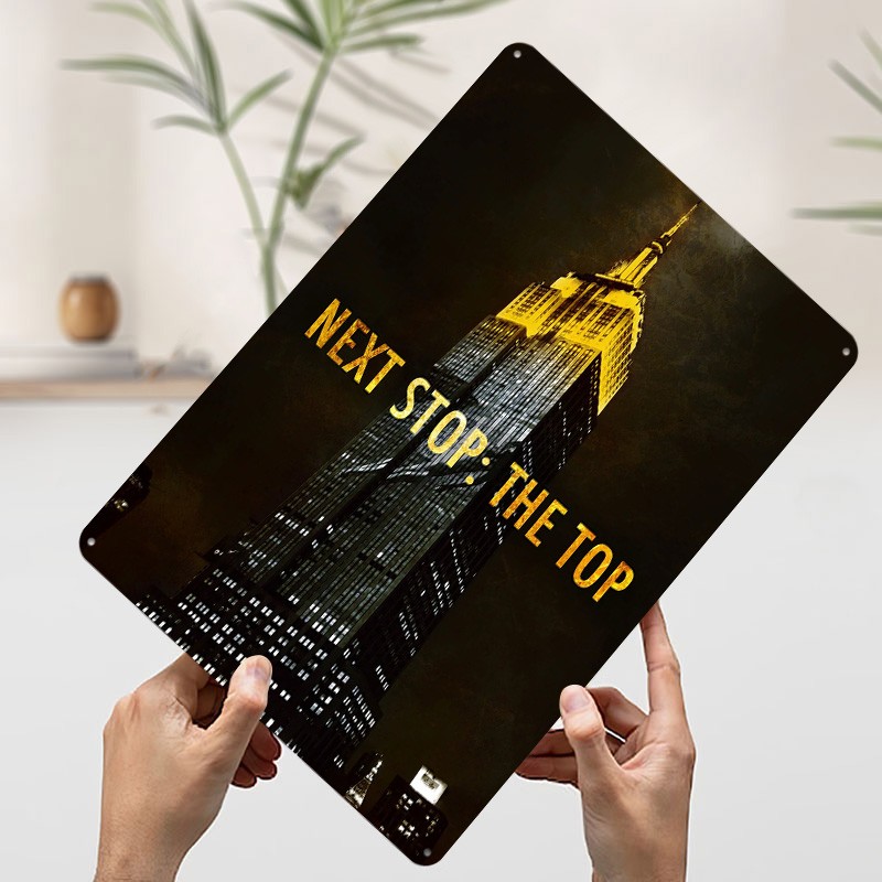 Next Stop The Top Tin Poster C - Retro Poster Gaming ulasan dan harga