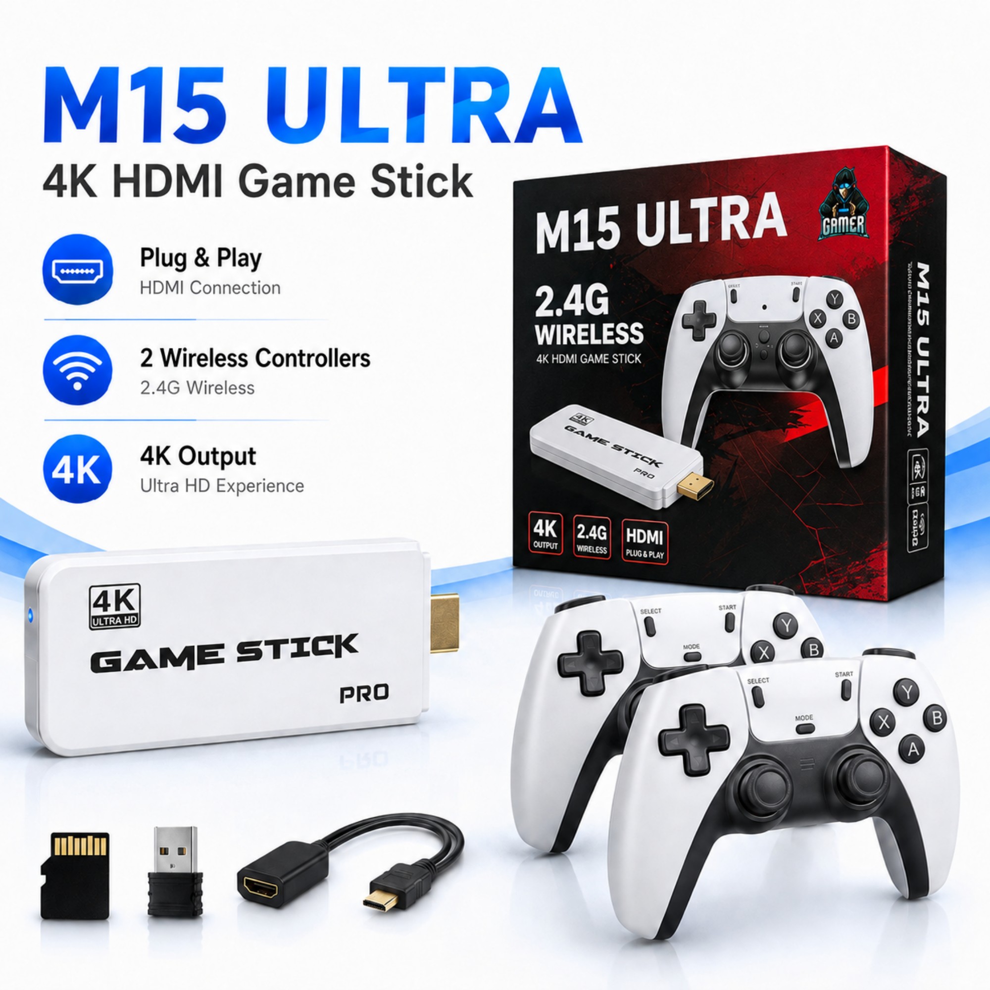 Retro Gaming Console Game Stic - Retro Gaming Emulator ulasan dan harga