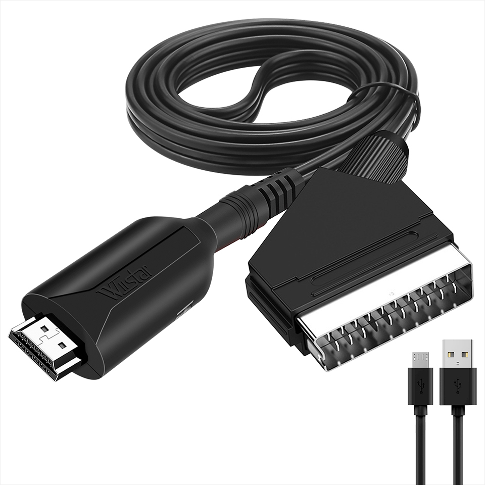 1080P HD HDMI-compatible to SC - Scart To Hdmi ulasan dan harga