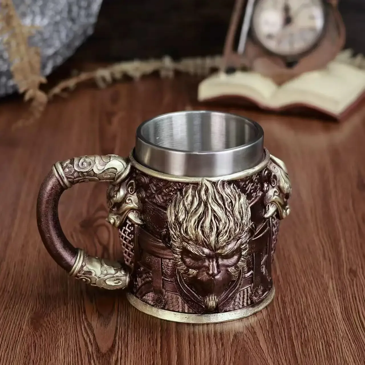 Hot Black Myth Wukong Resin Be - Retro Gaming Gifts For Men ulasan dan harga