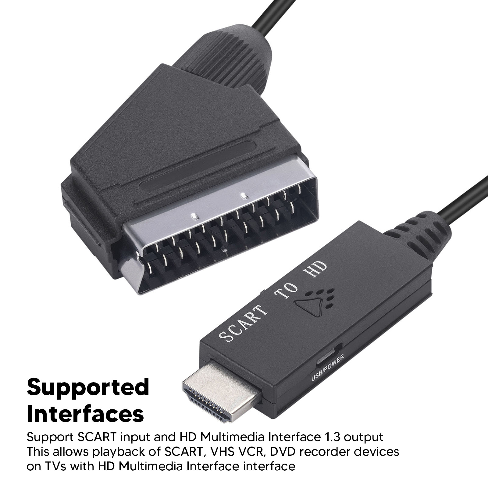 SCART to HD Multimedia Interfa - Scart To Hdmi ulasan dan harga