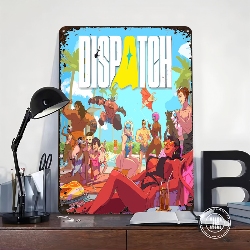 Dispatch: Poolside Gathering P - Retro Poster Gaming ulasan dan harga