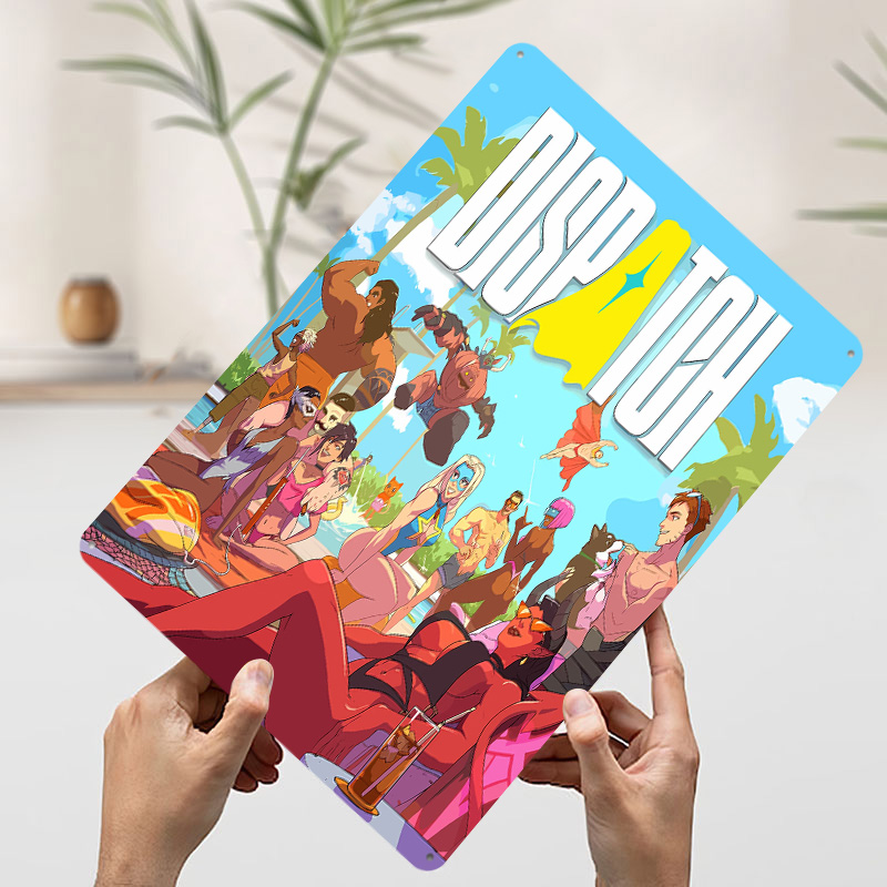 Dispatch: Poolside Gathering P - Retro Poster Gaming ulasan dan harga