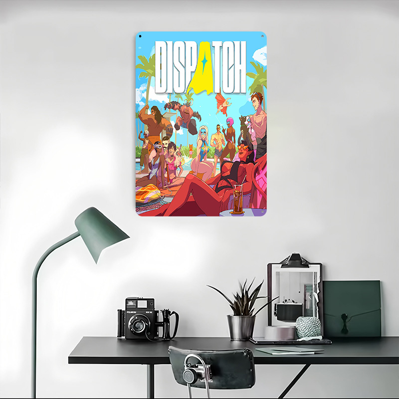 Dispatch: Poolside Gathering P - Retro Poster Gaming ulasan dan harga