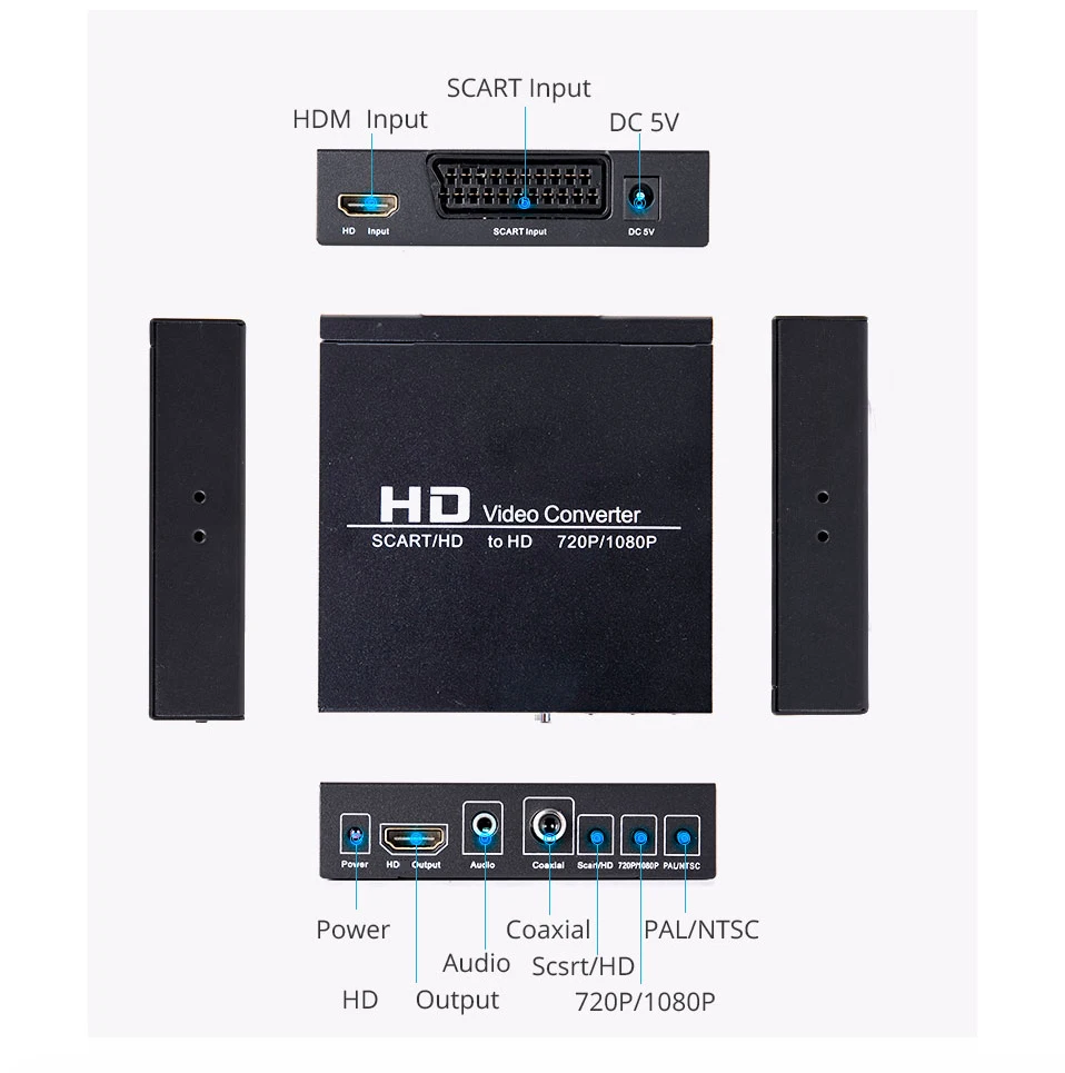 SCART HDMI To HDMI Video Conve - Scart To Hdmi ulasan dan harga