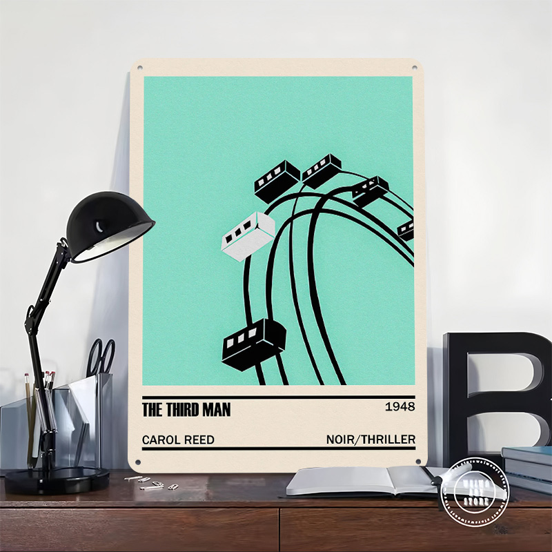 The Third Man Minimalist Print - Retro Poster Gaming ulasan dan harga