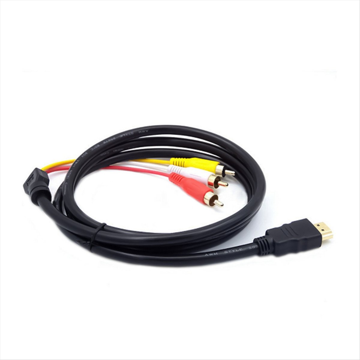 (A32M) 2-In-1 Adapter Cable HD - Scart To Hdmi ulasan dan harga
